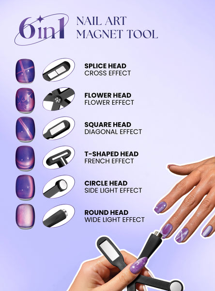 6 in 1 Nail Art Magnet Tool – Absolute New York