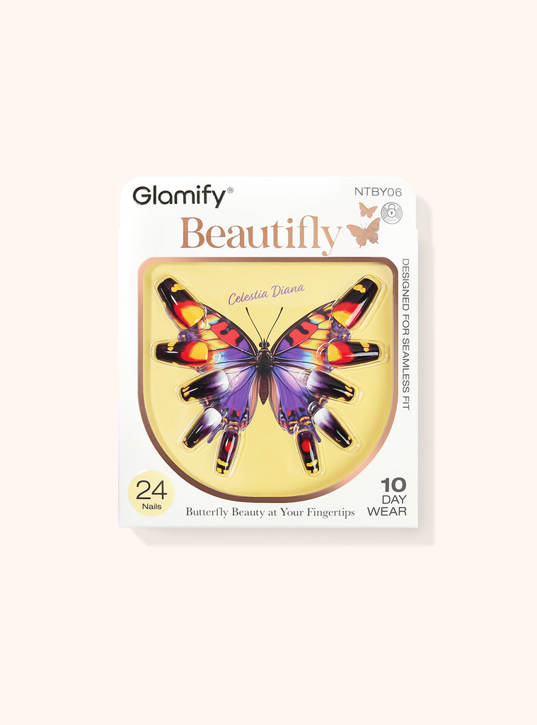 Beautifly: Press-on Nails - Coffin Medium