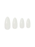 NTNK01 Naked Press On Nails - Almond Medium