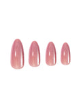 NTNK05 Naked Press On Nails - Almond Medium