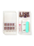NTME02 Mesmerize Deluxe Press On Nails - Square Short
