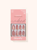 NTNK05 Naked Press On Nails - Almond Medium