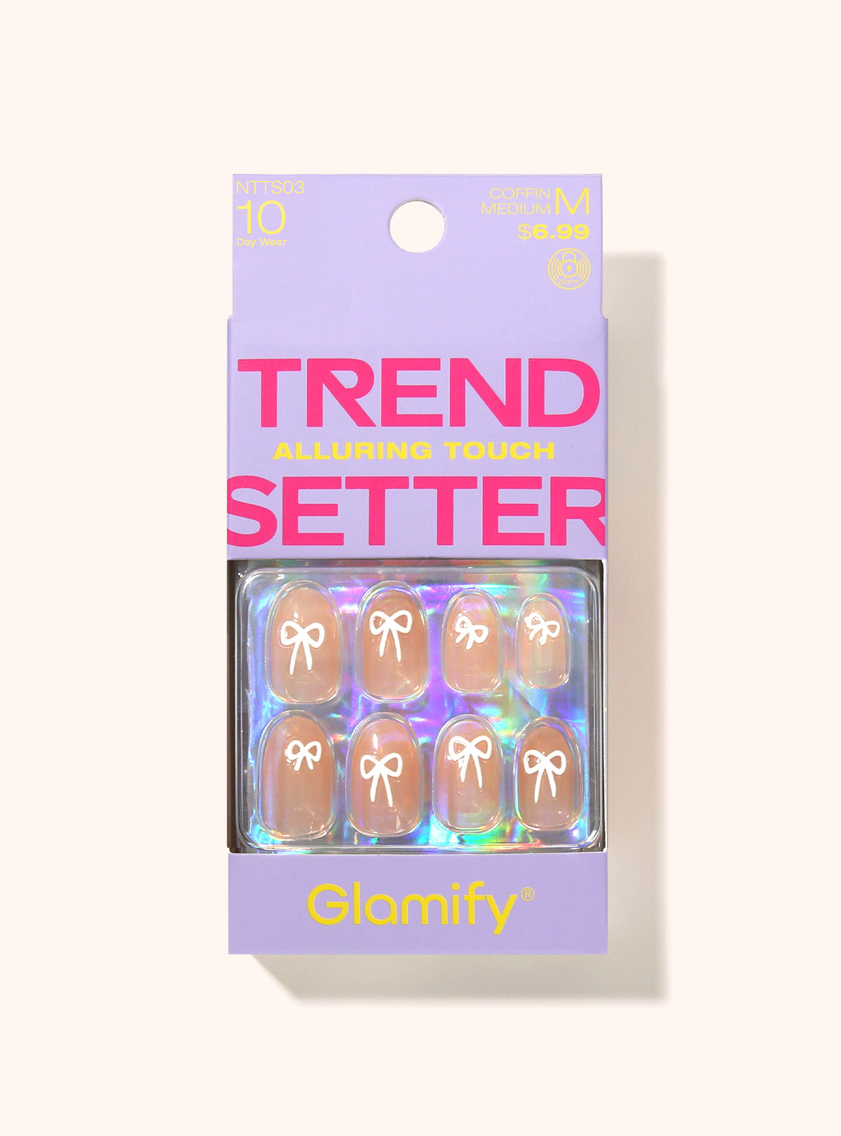 NTTS03 Trendsetter Press On Nails - Almond Medium