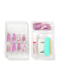 NTCT06 Couture Press On Nails - Coffin Long