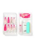 NTCT08 Couture Press On Nails - Stiletto X-Long