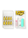NTCW05 Clawtoon Press On Nails - Almond Long