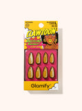 NTCW05 Clawtoon Press On Nails - Almond Long