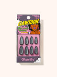 NTCW07 Clawtoon Press On Nails - Almond Long