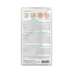 Exfoliating Foot Mask - back view #A612