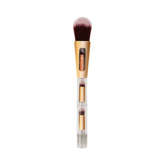 4-in-1 Foundation + Eye Brush | Multi-Purpose Makeup Brush - closed view #ABMB26