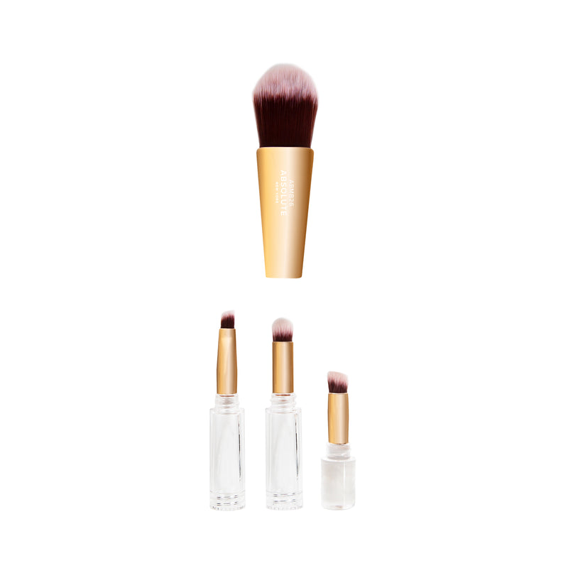 4-in-1 Foundation + Eye Brush | Multi-Purpose Makeup Brush - open view #ABMB26