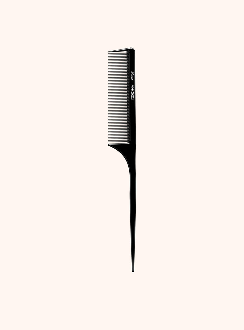 Professional Carbon Comb - Rat Tail Fine Tooth