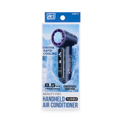 Handheld Turbo Air Conditioner Beauty Fan - box front #APBF71