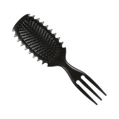 Curl Precision Styler Paddle Brush Black - front view #HBCP02
