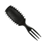 Curl Precision Styler Paddle Brush Black - front view #HBCP02