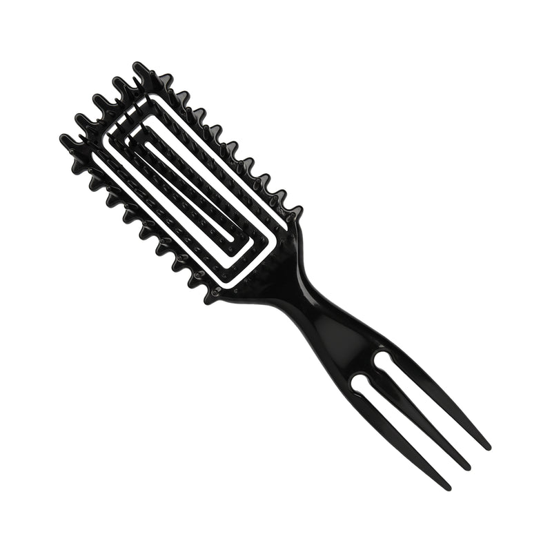 Curl Precision Styler Vented Brush Black - front view #HBCP03