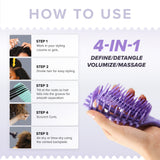 Curl Precision Styler Round Brush Purple - concept image 4 #shared