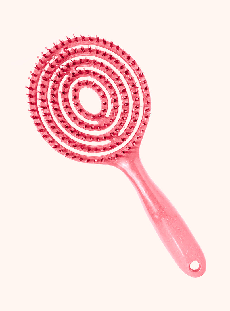 Round Detangling Brush Baby Pink