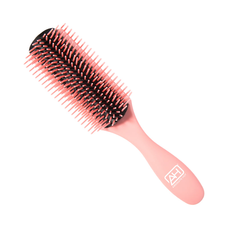 Non-Slip Detangling Brush Pro 9 Row Pink - product image #HBDT07P