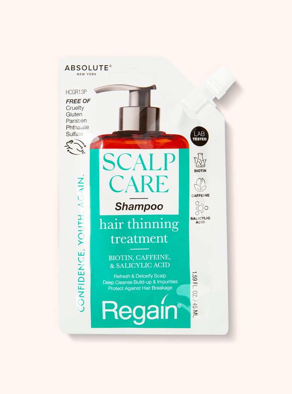 Regain Scalp Care Shampoo and Conditioner Pouch