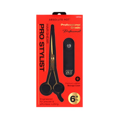 Absolute Hot Pro Stylist Hair Shears - front view #HSPS03
