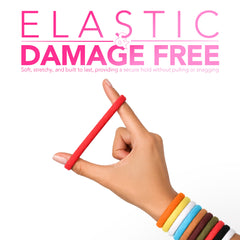Assorted Color Elastic Hair Bands - 14 Piece - concept image 2 #shared