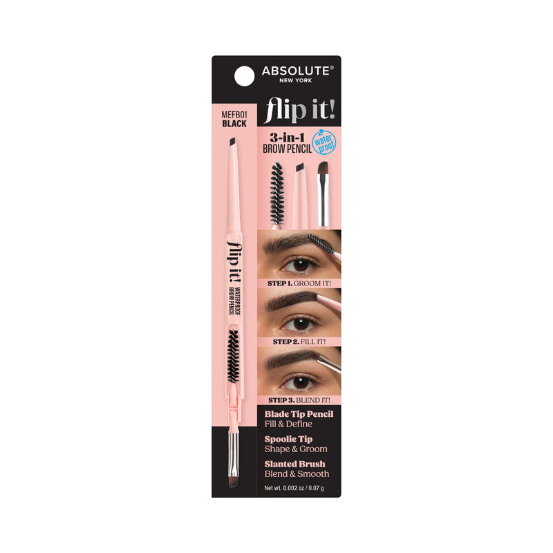 Flip It! Waterproof Brow Pencil - front view #MEFB01