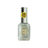 One Shot Nail Polish - Silver Glitter - product image #MNOS41