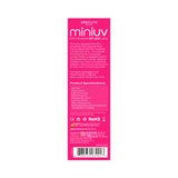 Master Gel Mini Handheld  UV Led Lamp - back view #MTUL03