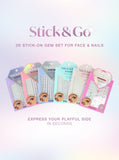 Stick & Go! 3d Stick-On Gem Set for Face & Nails