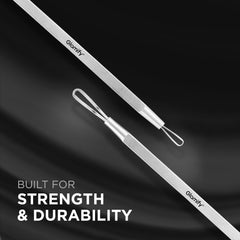 Stainless Steel Double Loop Extractor Skincare Tool - concept image 1 #NTCN18