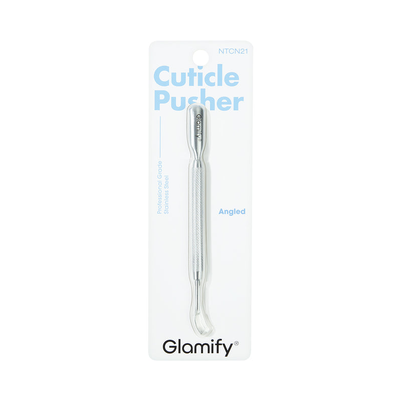 Stainless Steel Angled Cuticle Pusher - product image #NTCN21