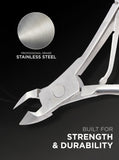 Half Jaw Double Spring Cuticle Nipper