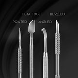 Stainless Steel Pointed Cuticle Pusher - concept image 1 #shared