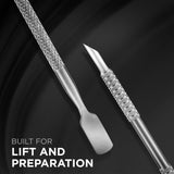 Stainless Steel Pointed Cuticle Pusher - concept image 3 #shared