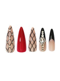 NTCT07 Couture Press On Nails - Stiletto X-Long