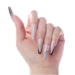 COUTURE TWO PRESS-ON NAILS - hand view #NTCT16