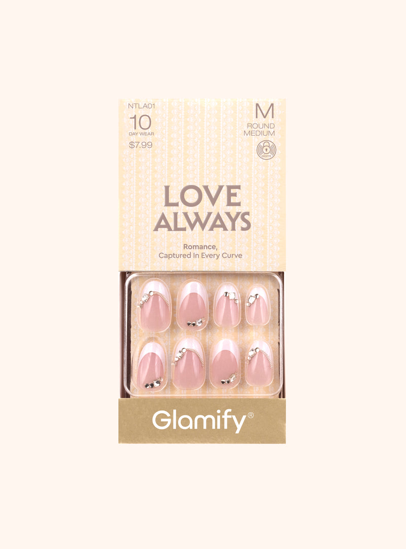 LOVE, ALWAYS PRESS-ON NAILS