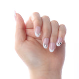 LOVE, ALWAYS PRESS-ON NAILS - hand view #NTLA01