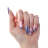 LOVE, ALWAYS PRESS-ON NAILS - hand view #NTLA07