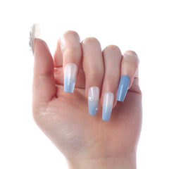 LOVE, ALWAYS PRESS-ON NAILS - hand view #NTLA08