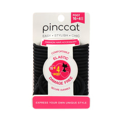 Black Elastic Hair Bands - 20 Piece - product image #P007