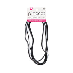 Black and White Head Wraps - 6 Piece - product image #P031