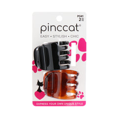 Jumbo Claw Clips - Black and Tortoise, 2 Piece - product image #P041