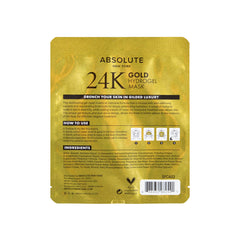 24k Gold Hydrogel Mask - back view #SFCA02