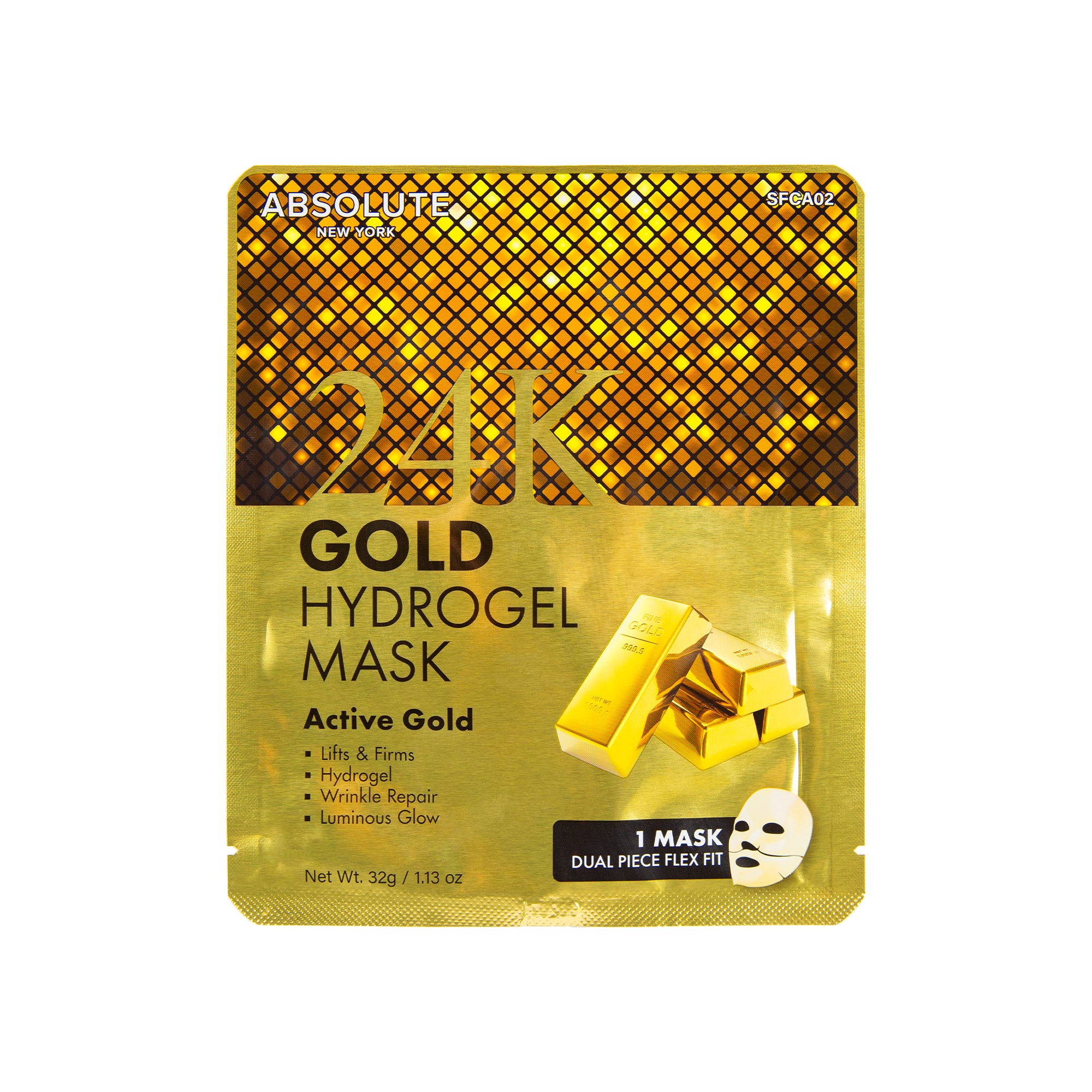 24k Gold hydrogel mask – Absolute New York