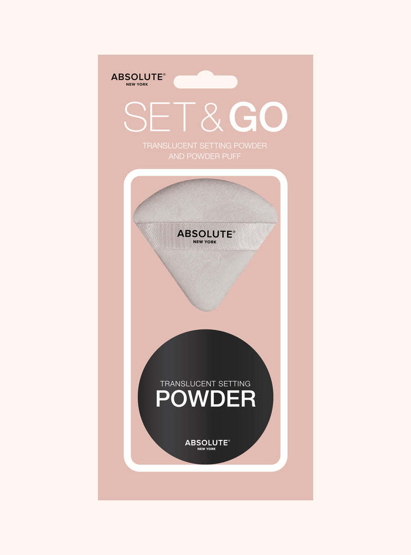 Set and Go Powder and Puff Set