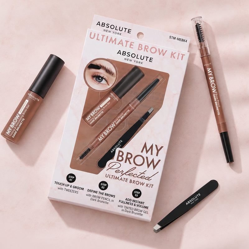 My Brow Perfected Ultimate Brow Kit - Dark Brunette - concept image #MEBK4