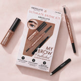 My Brow Perfected Ultimate Brow Kit - Dark Brunette - concept image #MEBK4