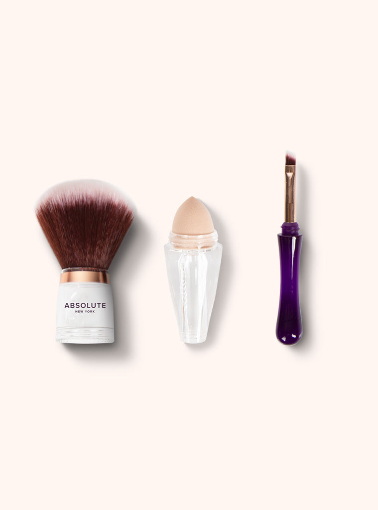 3-in-1 Complexion + Eye Brush | Multi-Purpose Makeup Brush